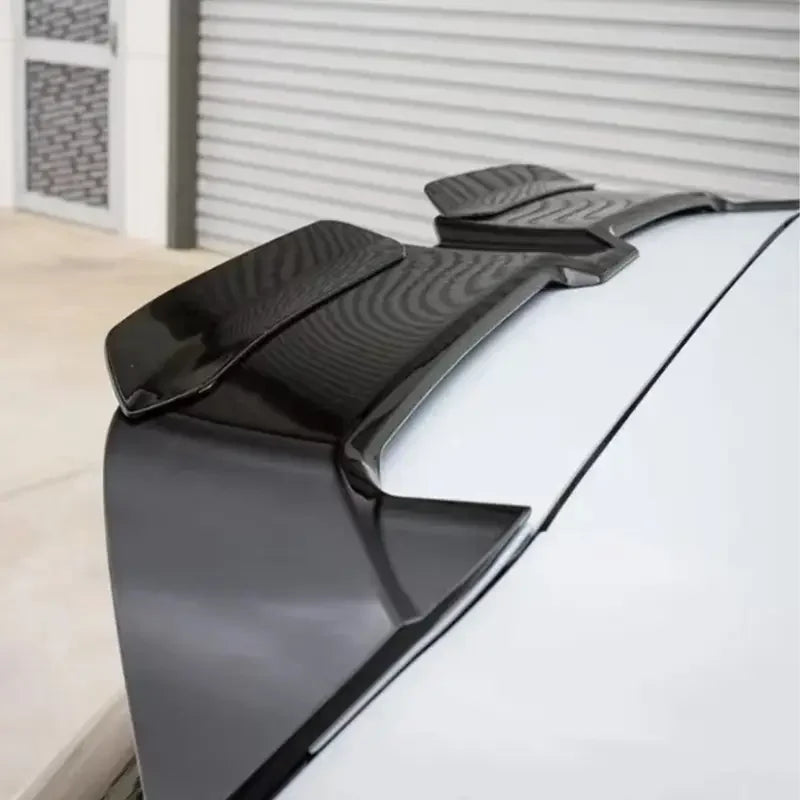 2pcs Car Rear Top Wing Modification Extentions Flaps Glossy Black Roof Spoiler For VW Golf 7 MK7 7.5 GTI Car Accessories