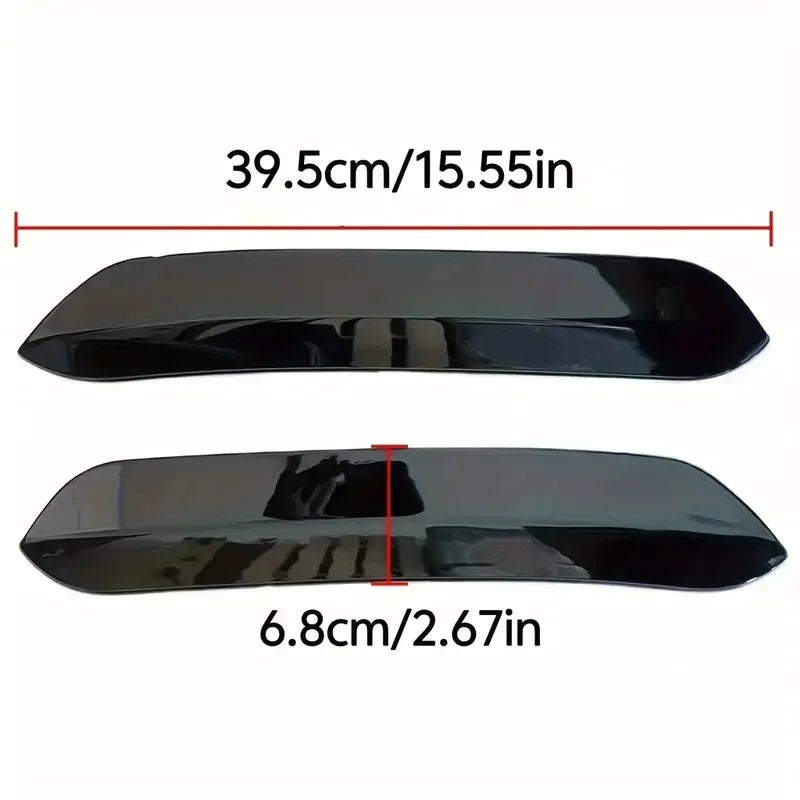 2pcs Car Rear Top Wing Modification Extentions Flaps Glossy Black Roof Spoiler For VW Golf 7 MK7 7.5 GTI Car Accessories