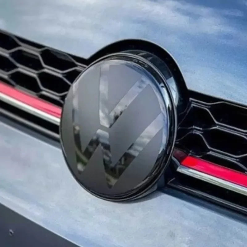 VW Golf MK6 / MK7 / MK7.5 / MK8 Gloss Black Badge Cover Set – Front / Rear Options – ACC Compatible